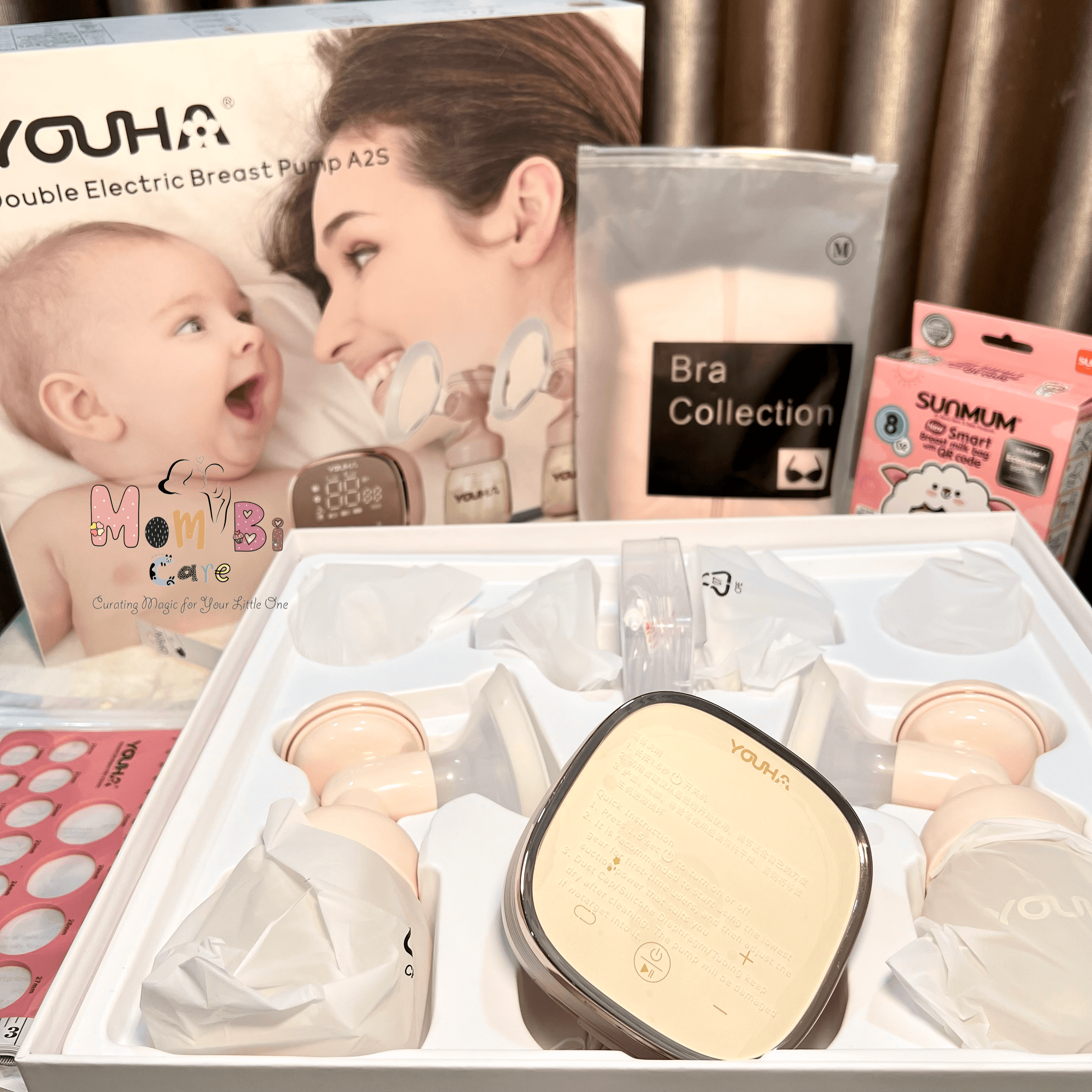 ម៉ាសុីនបូមទឹកដោះក្រៅអាវ Youha A2S 