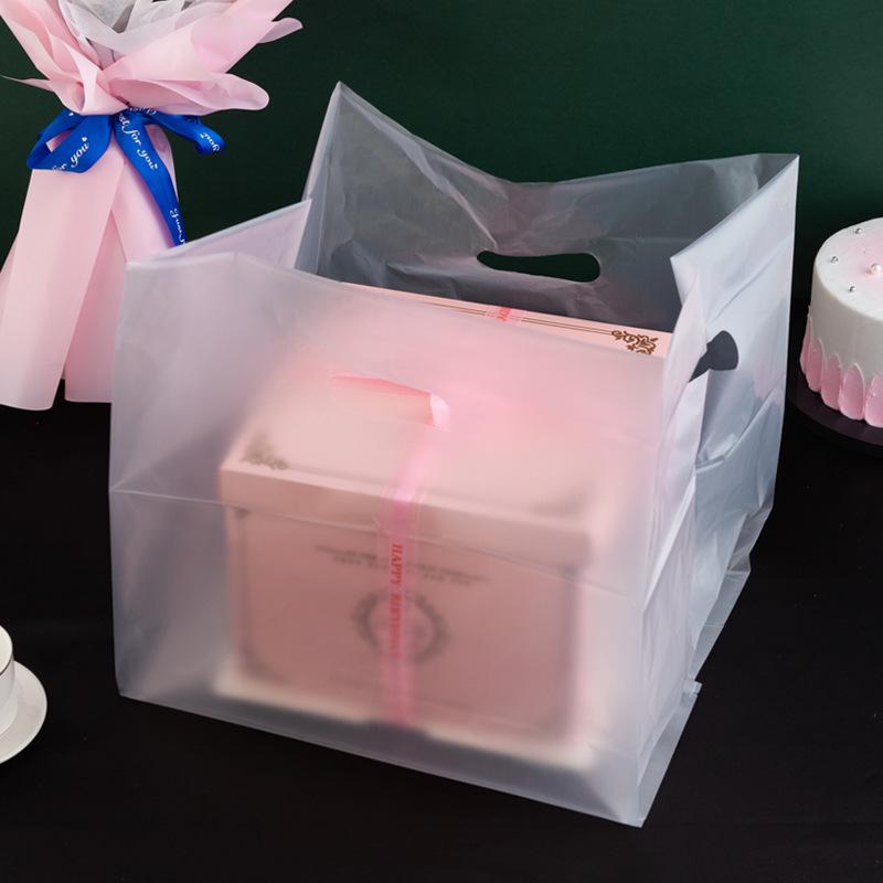 ថង់ដាក់ប្រអប់នំខេក Cake Plastic Bag