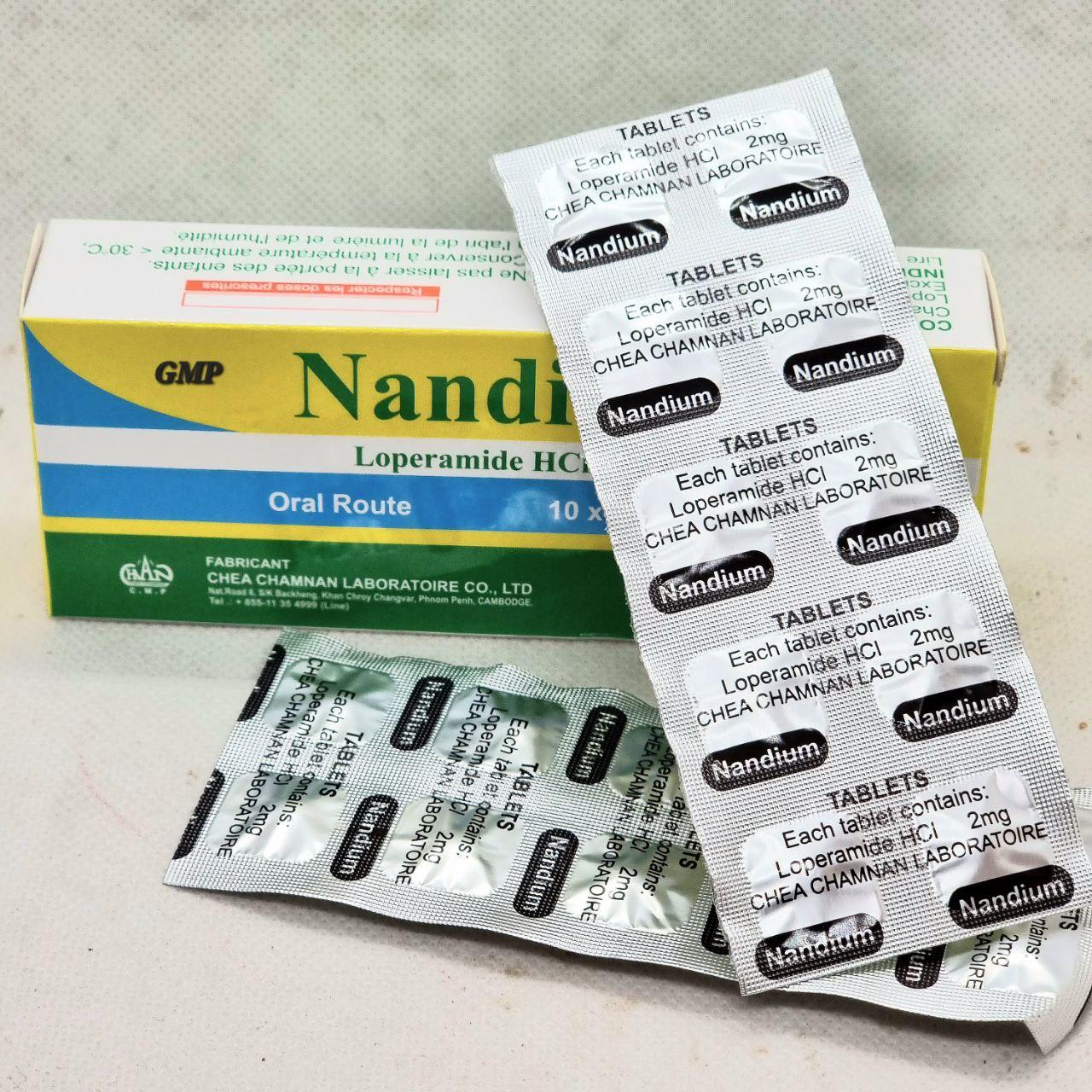 NANDIUM (Loperamide, 10x10) Expired:01/28