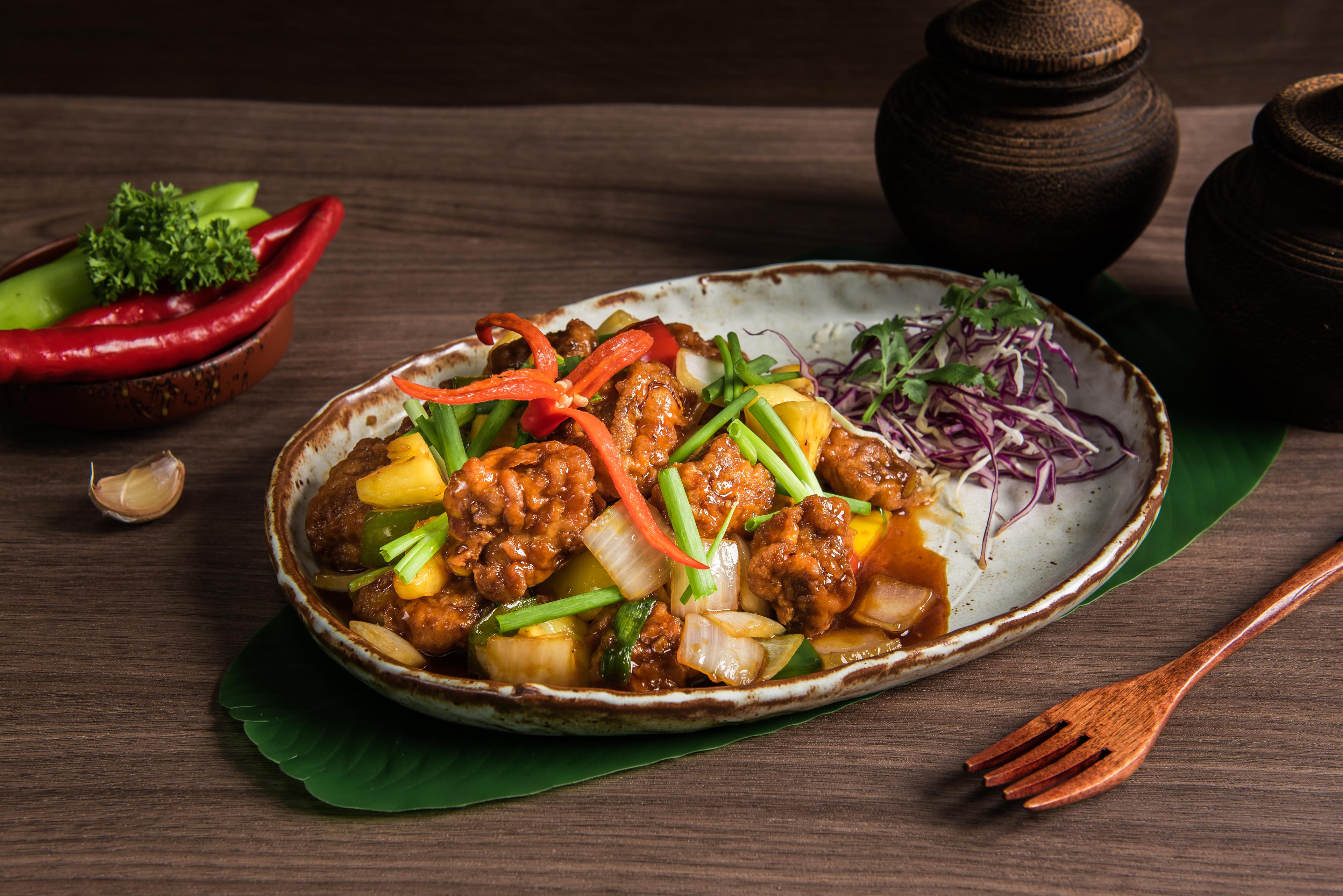 Stir-Fried Sweet And Sour Pork Rib