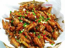 ជើងមាន់បំពងខ្ទឹមស