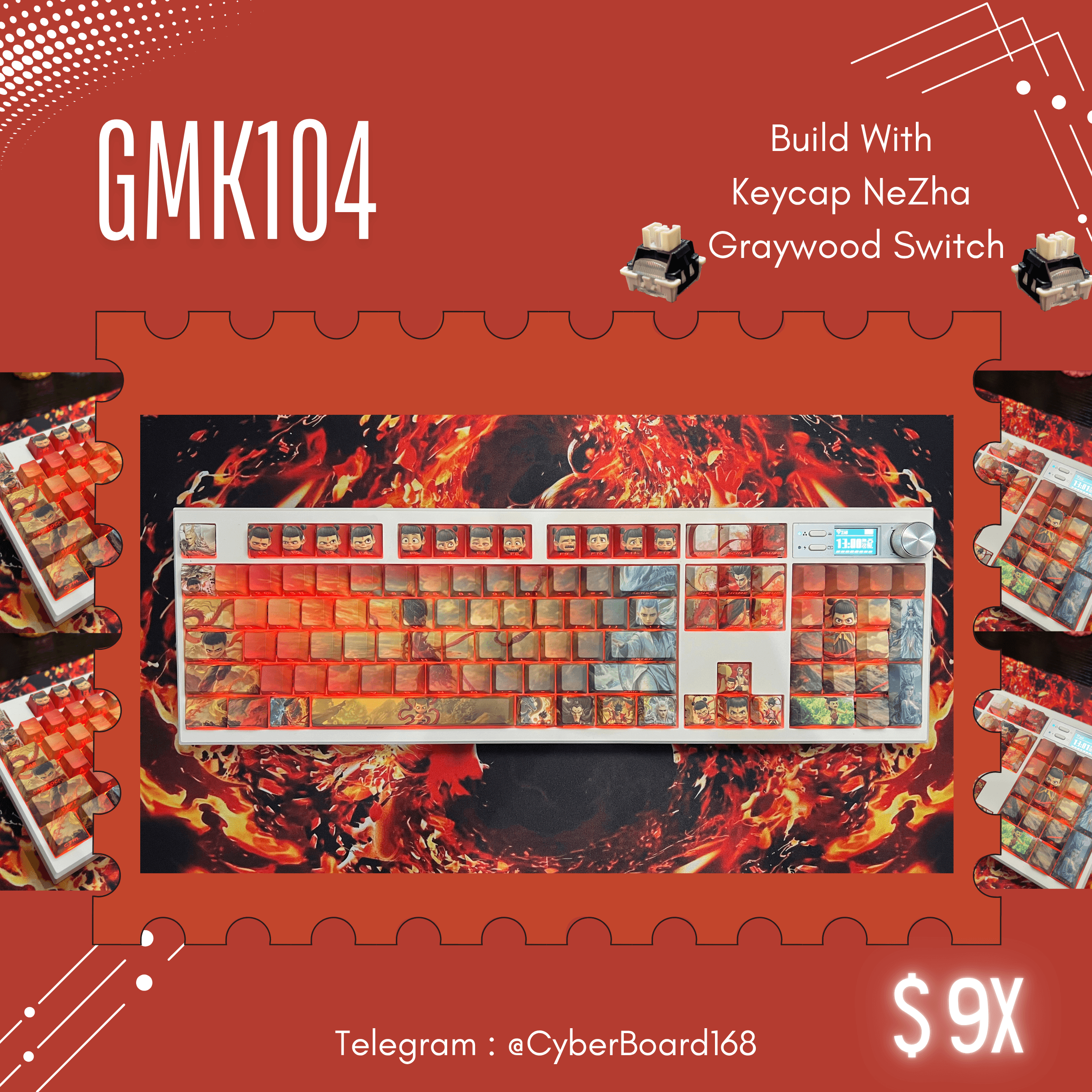 Set Keyboard GMK104 