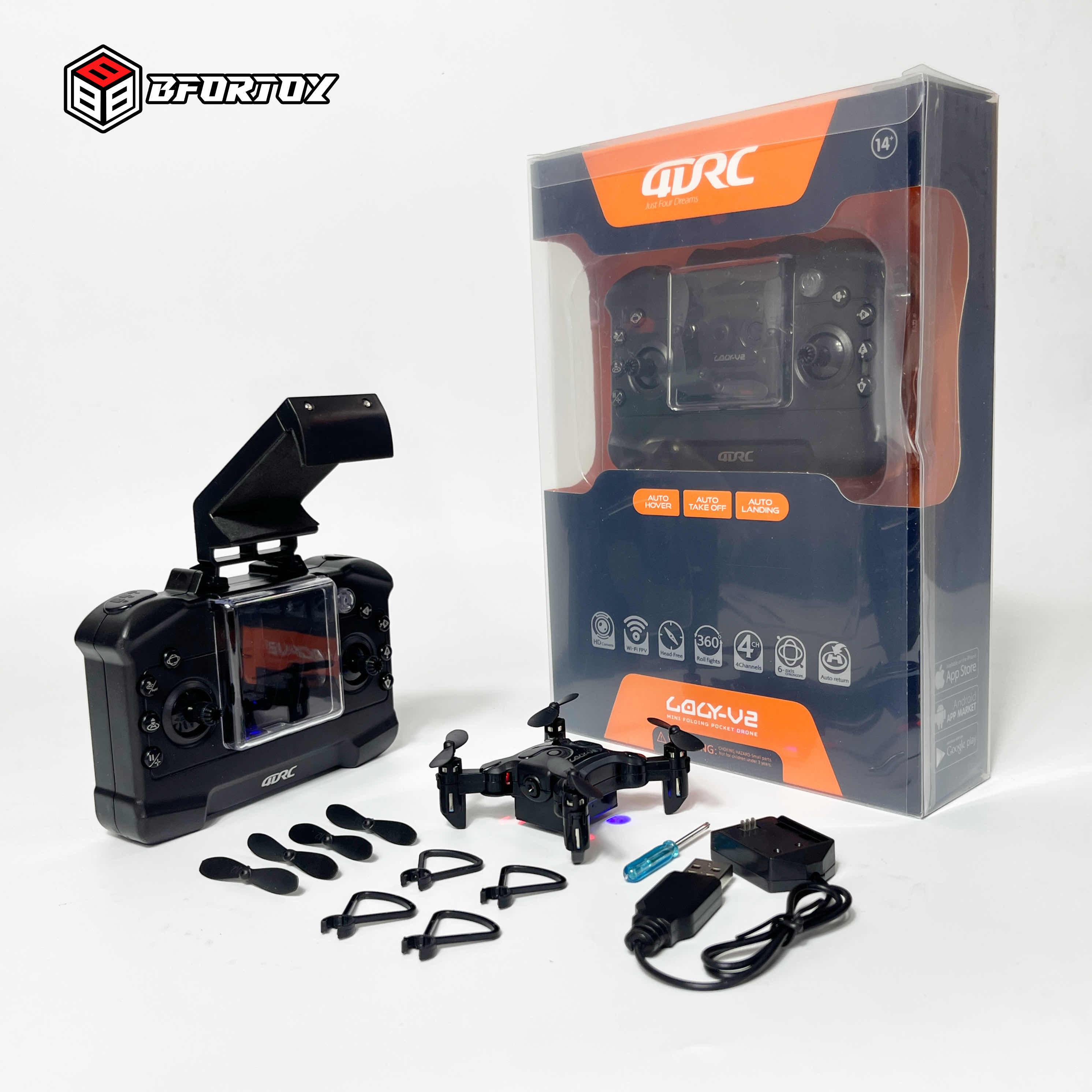 4DRC mini drone - ដ្រូនទំហំតូចត្រឹមតែ 8cm មានកាមេរ៉ា