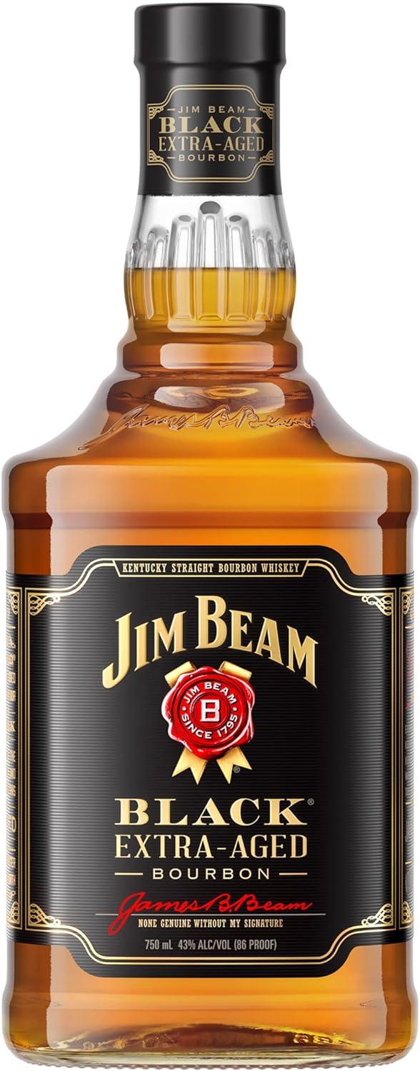 JIM BEAM BLACK STRAIGHT BOURBON WHISKEY