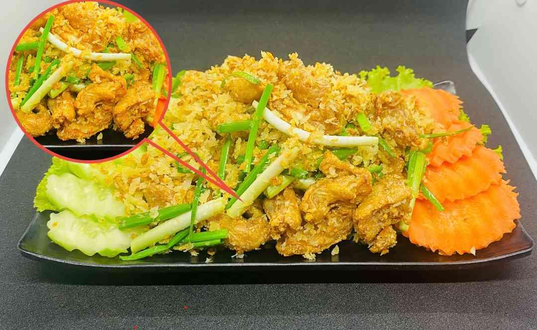 សរសៃកែងមាន់បំពងខ្ទឹមស