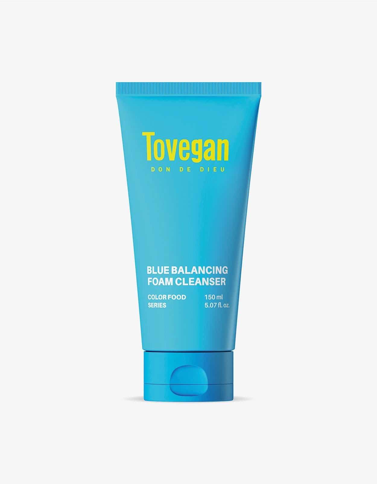 Tovegan -  Colorfood Series Blue Balancing Foam Cleanser (150 ml ) 