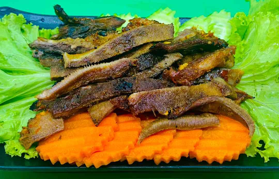 អណ្តាតគោ អាំងអំបិលម្ទេស