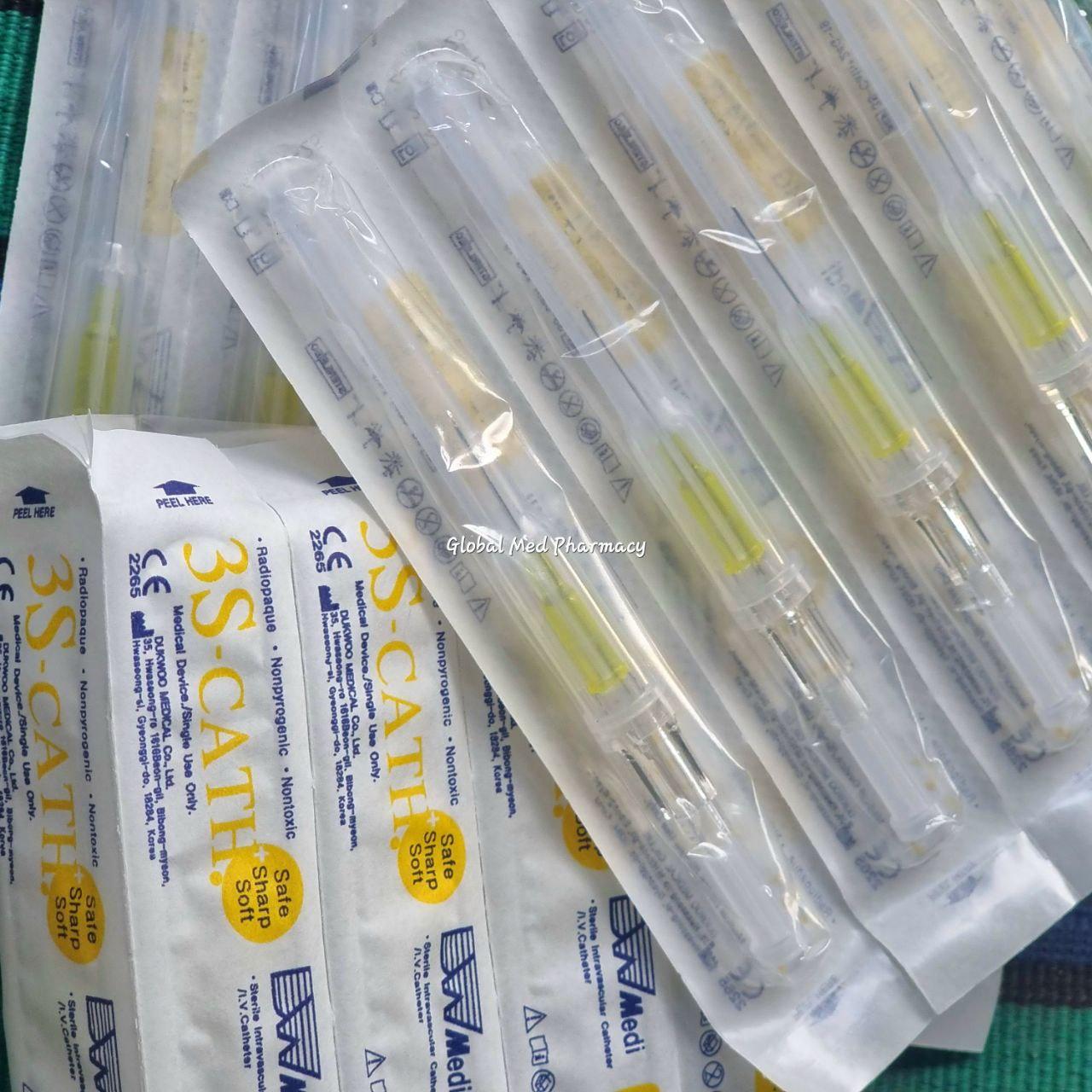 3S 24G CATHETER 50PCS ប្រអប់