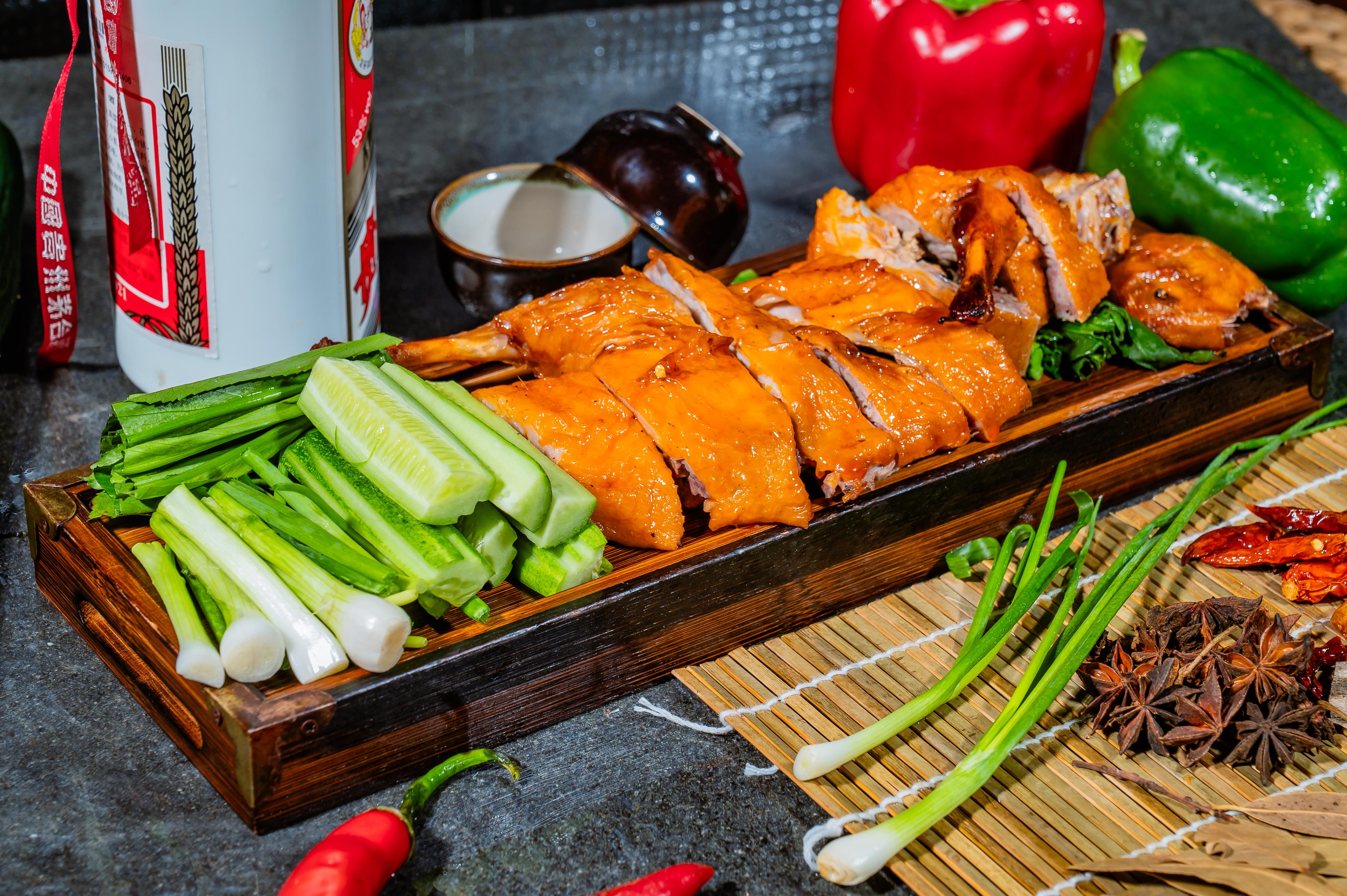 ទាខ្វៃ Roasted duck 烤鸭