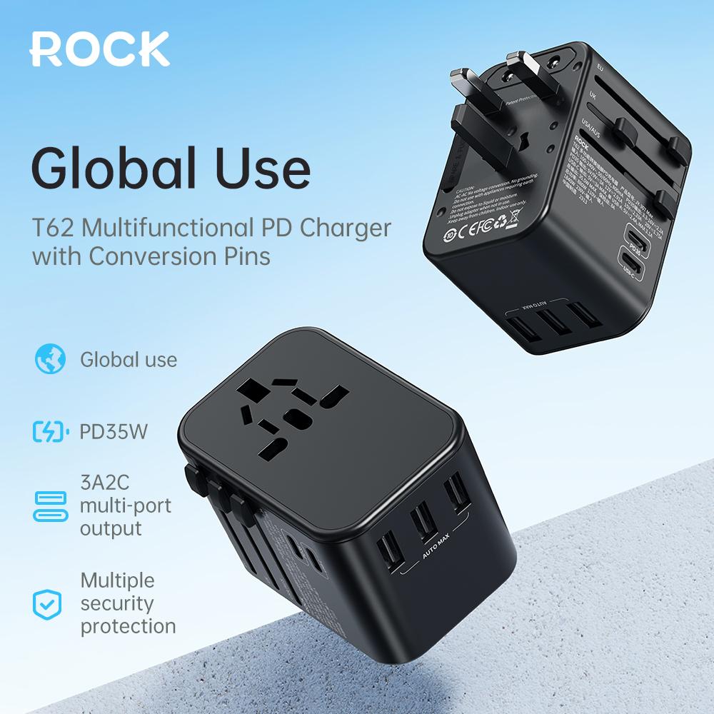 ROCK World Travel PD35W Fast Charger Adapter
