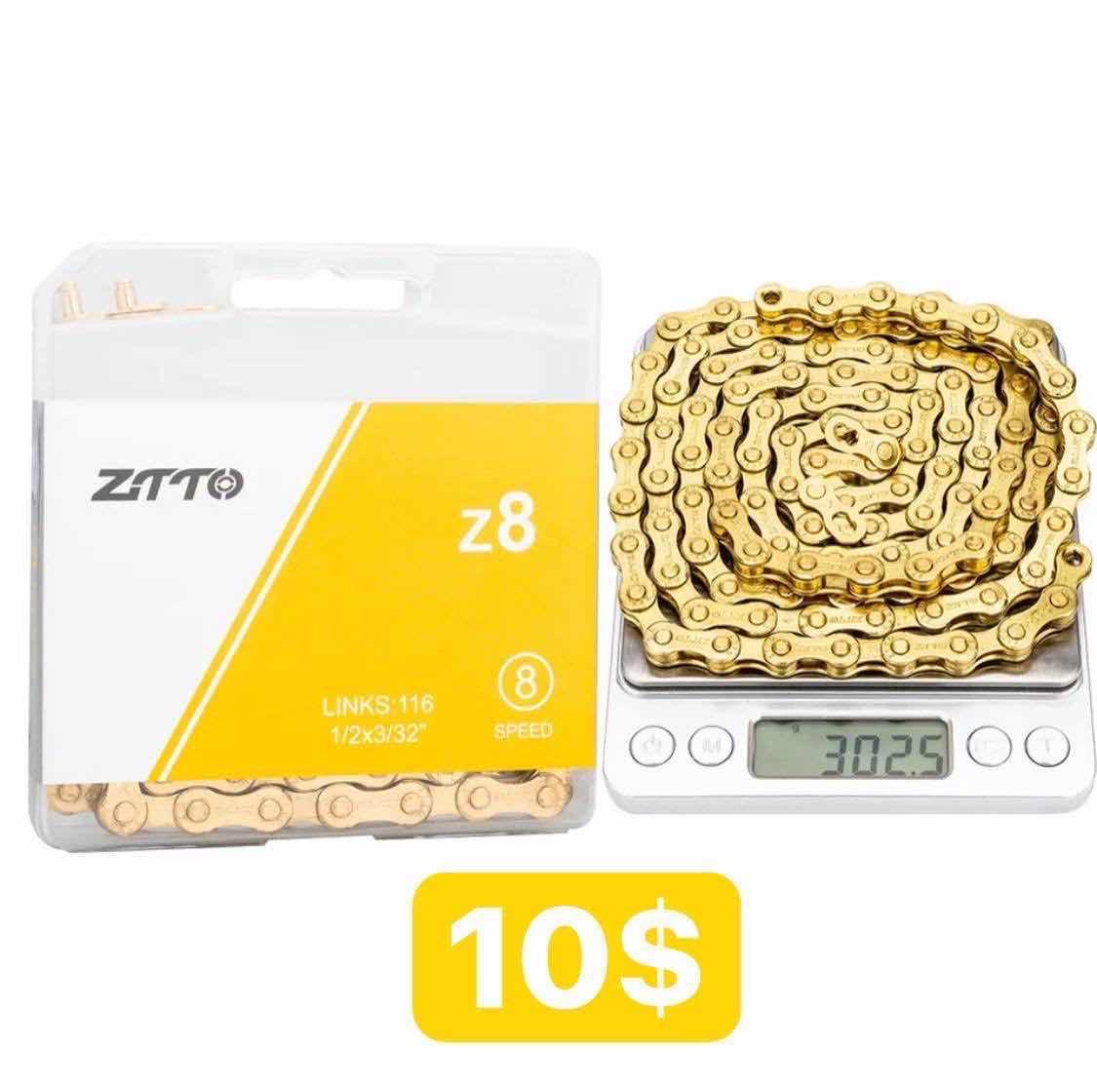 ច្រវ៉ាក់ ZTTO មាស 8លេខ
