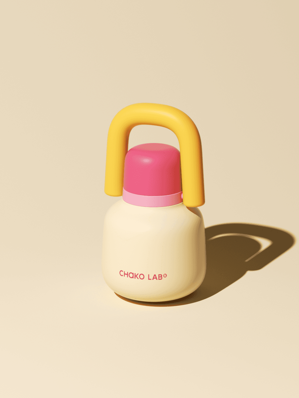 Hanging Pot-Yellow/Pink