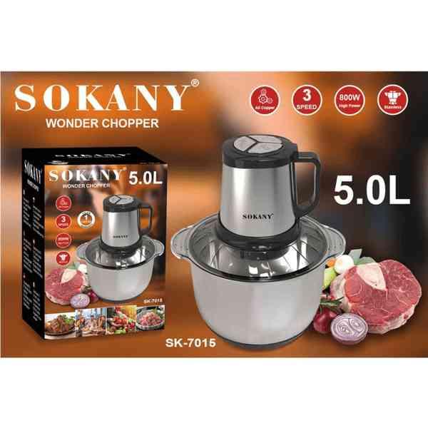 ម៉ាស៊ីនកិនសាច់ SOKANY 5L