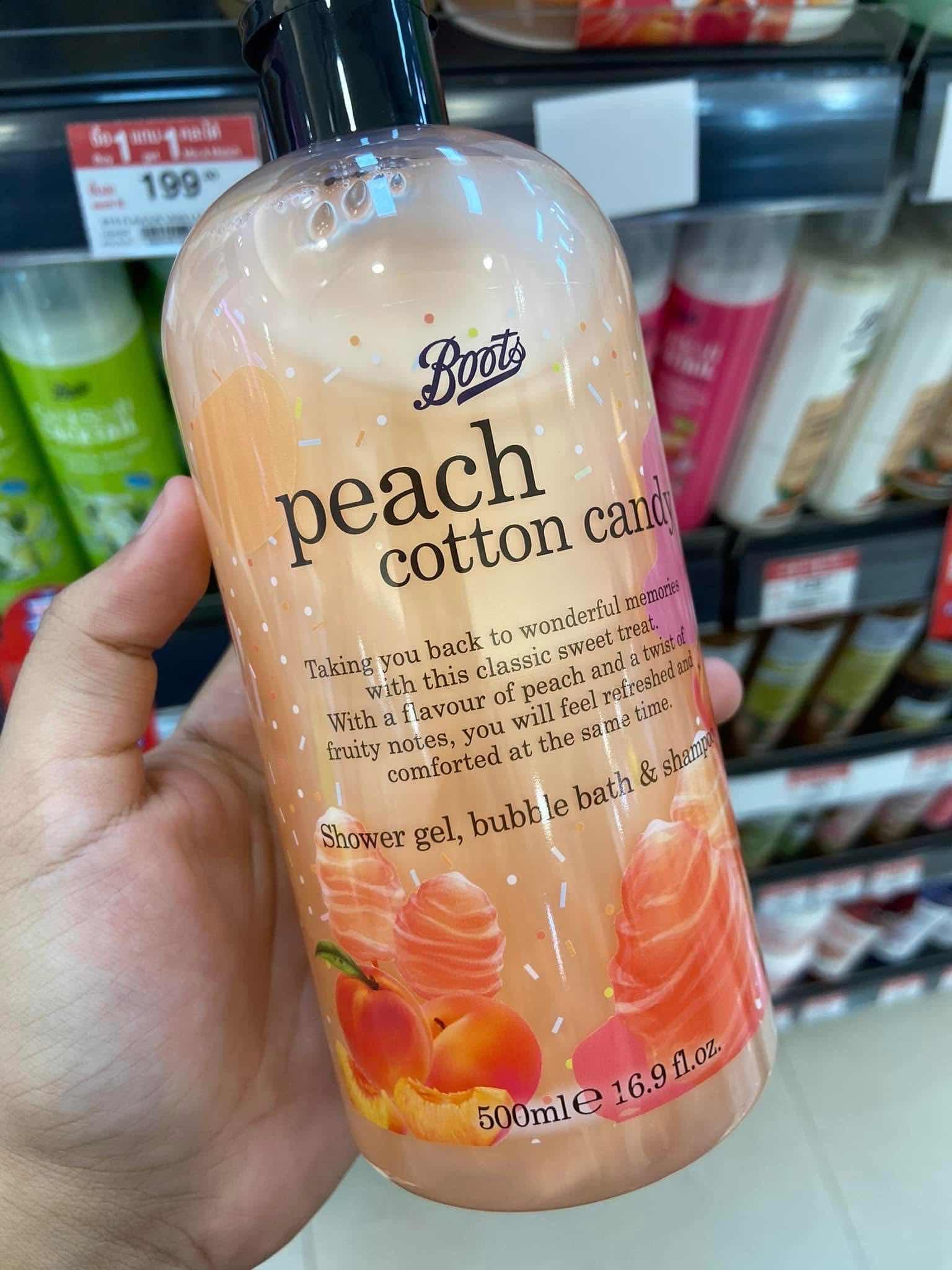 Boot Peach Cotton Cream - Shower Gel