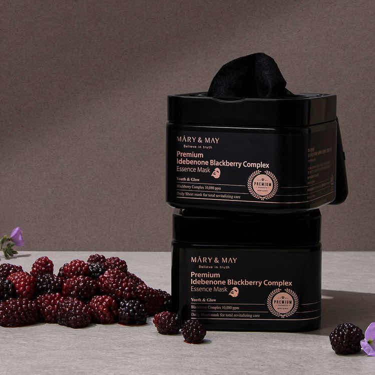 Mary&May Premuim Idebenone Blackberry Complex Essence Mask