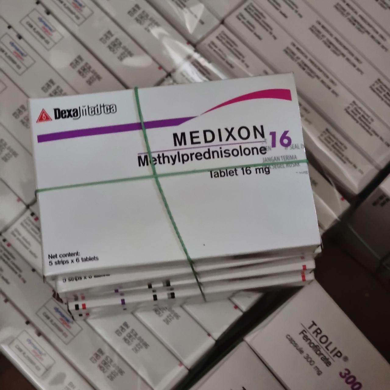 MEDIXON 16 B/5x6 (Methylprednisolone, Expired:11/26) ប្រអប់