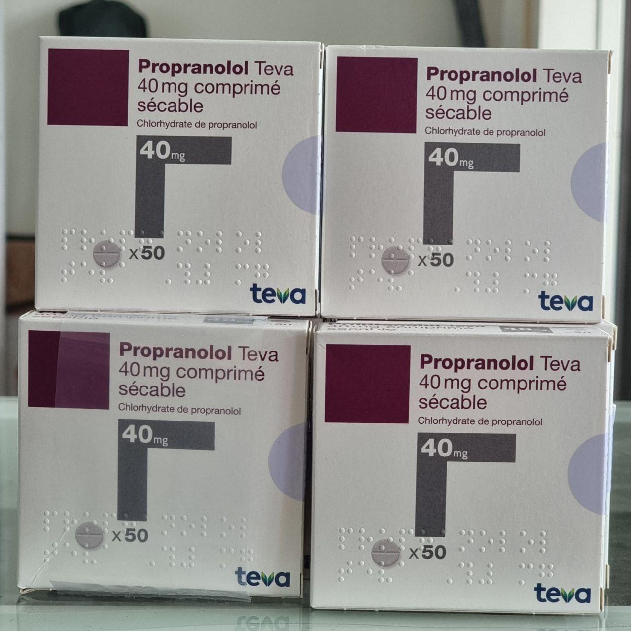 PROPRANOLOL(Chlorhydrate de propranolol) Cp 40mg B/50cp 11/2025