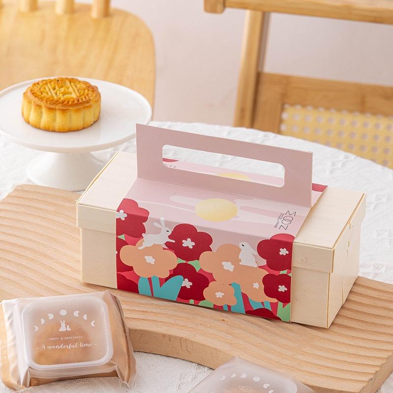 ប្រអប់នំព្រះខែ 2024 Moon Cake Box-wood box