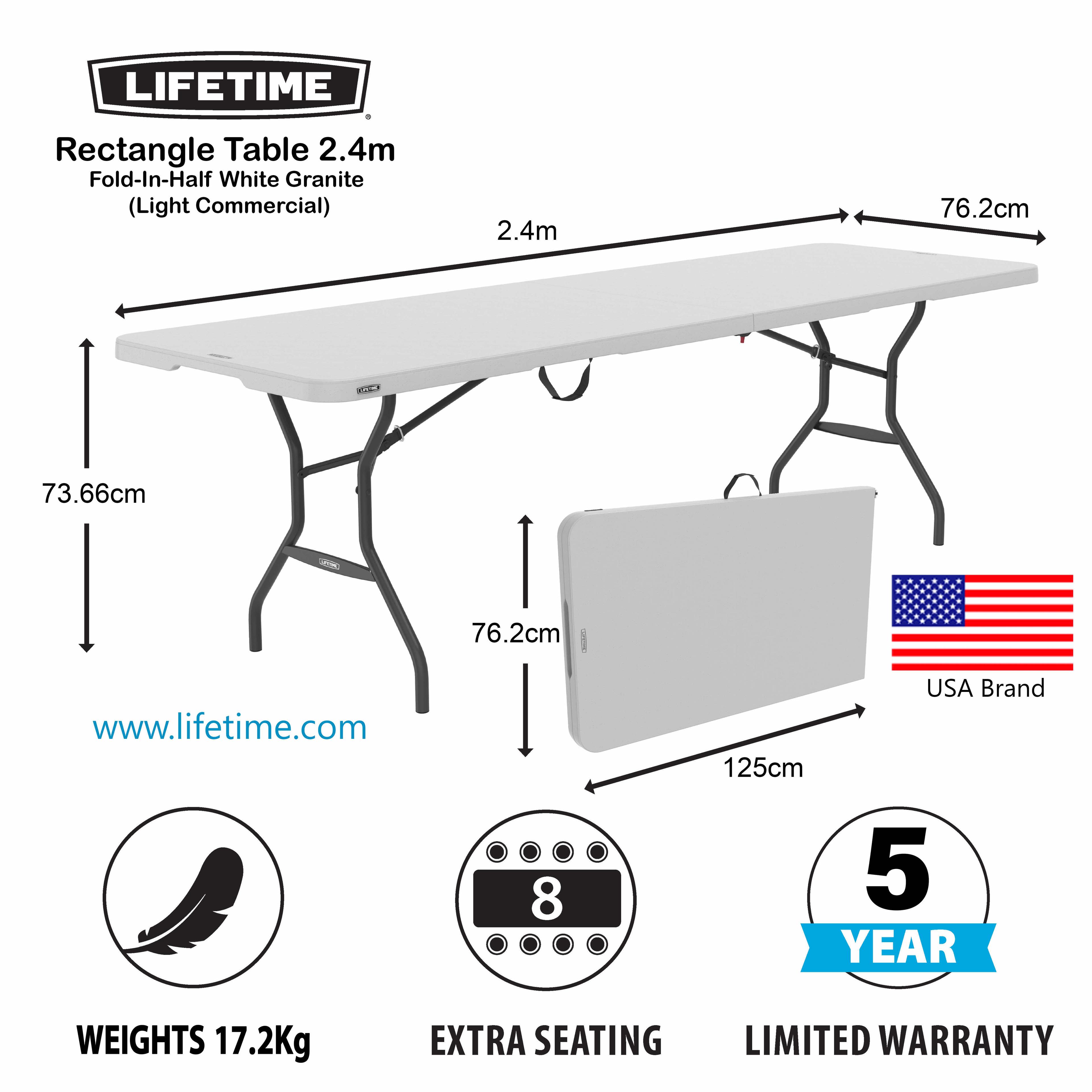 Rectangle Table 2.4m