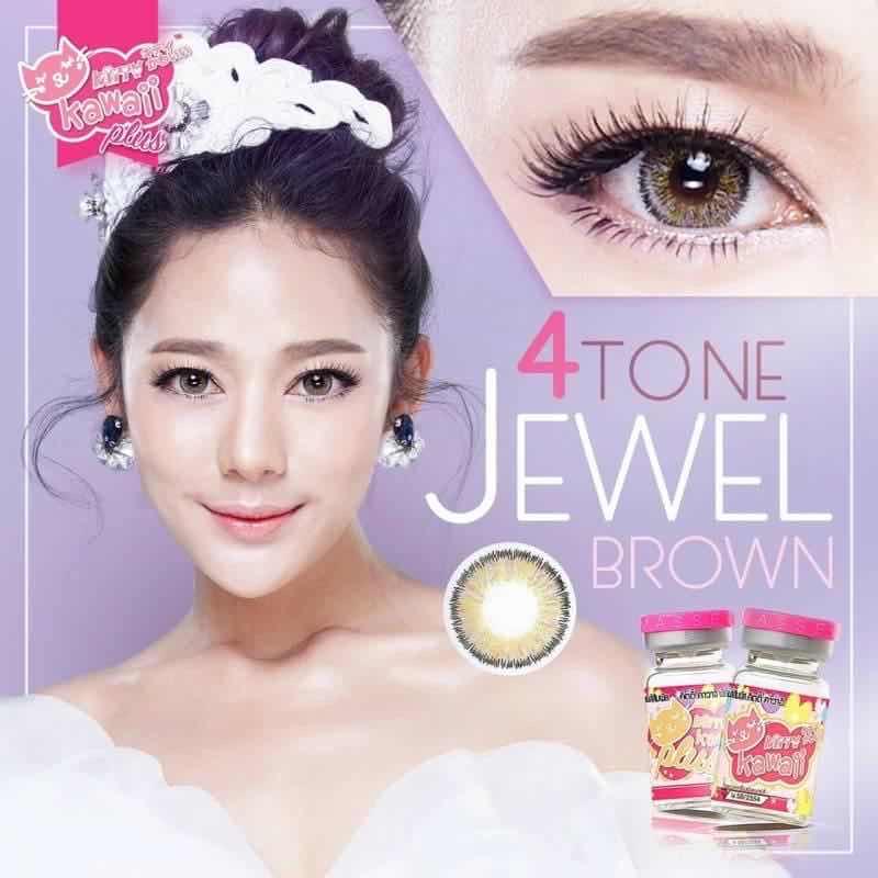 Kitty Kawaii- jewel 4 tone brown