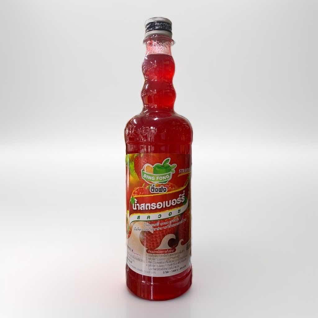 Dingfong-Syrup-Strawberry