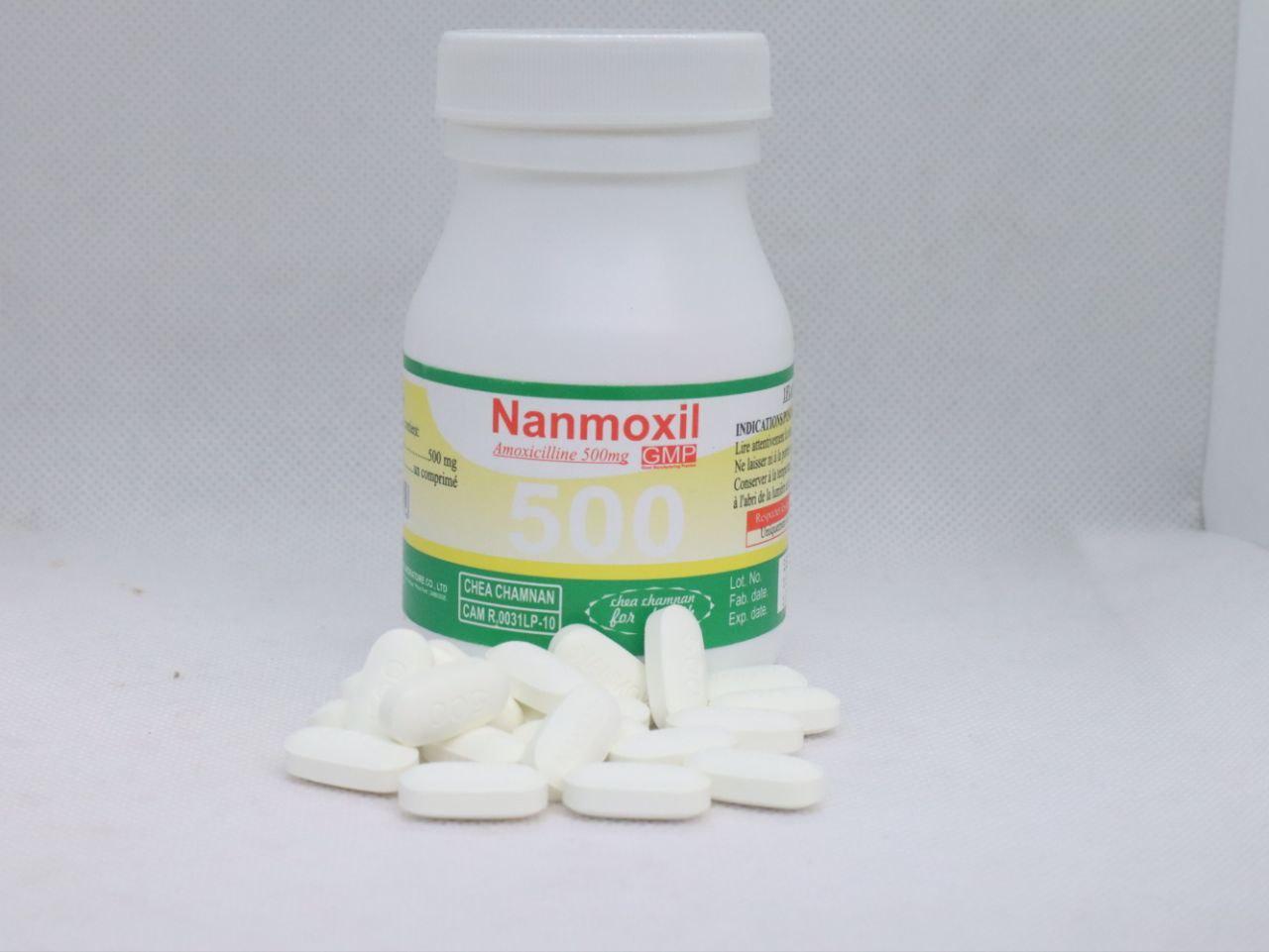 NANMOXIL (Amoxicillin 500mg) Blt/100cp 09/2027