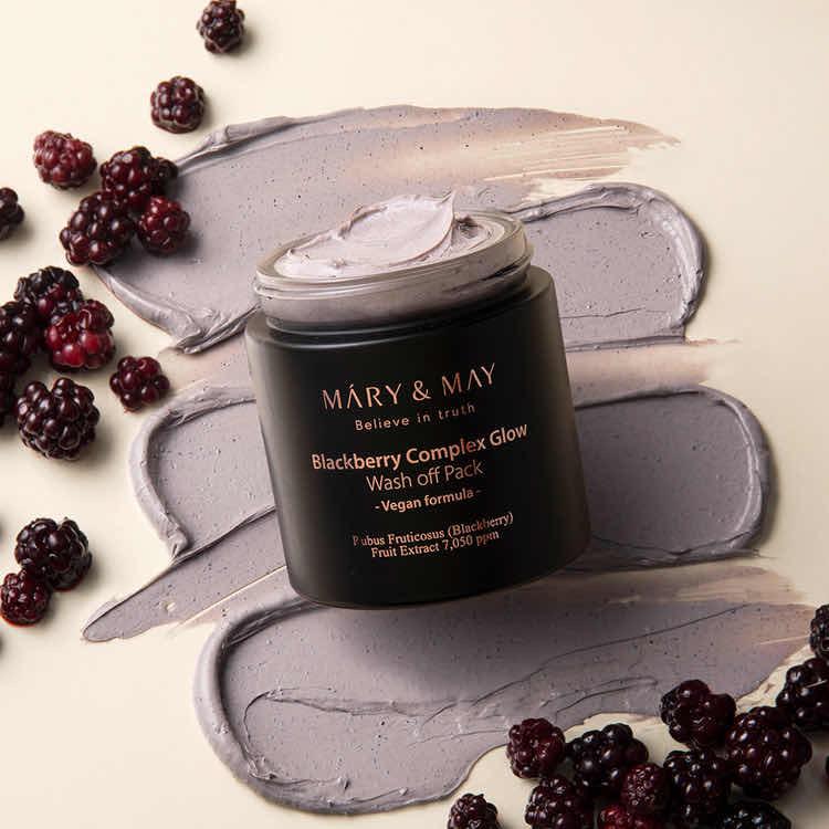 Mary&May Vegan Blackberry Complex Glow Wash Off Pack