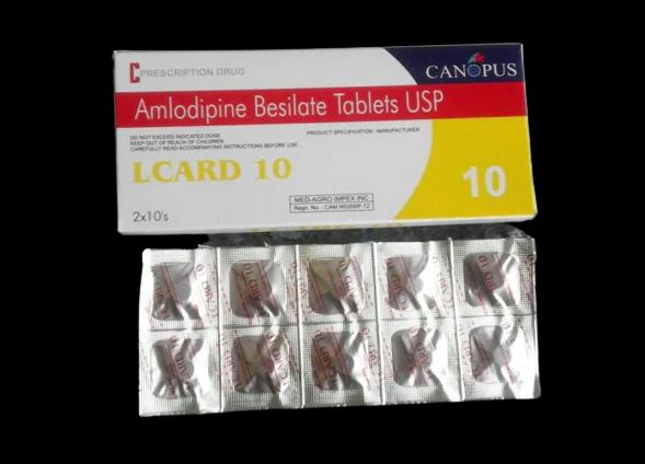 LCARD 10 B/10x10 (Amlodipin, Expired:09/25)  ប្រអប់