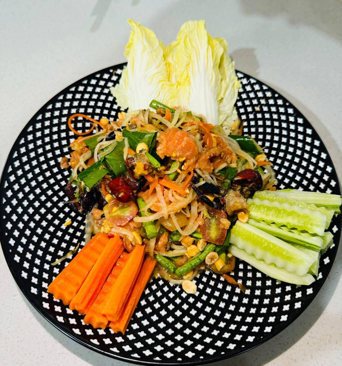 បុកល្ហុងសាល់ម៉ុនស្រស់ ឬបង្គាស្រស់
