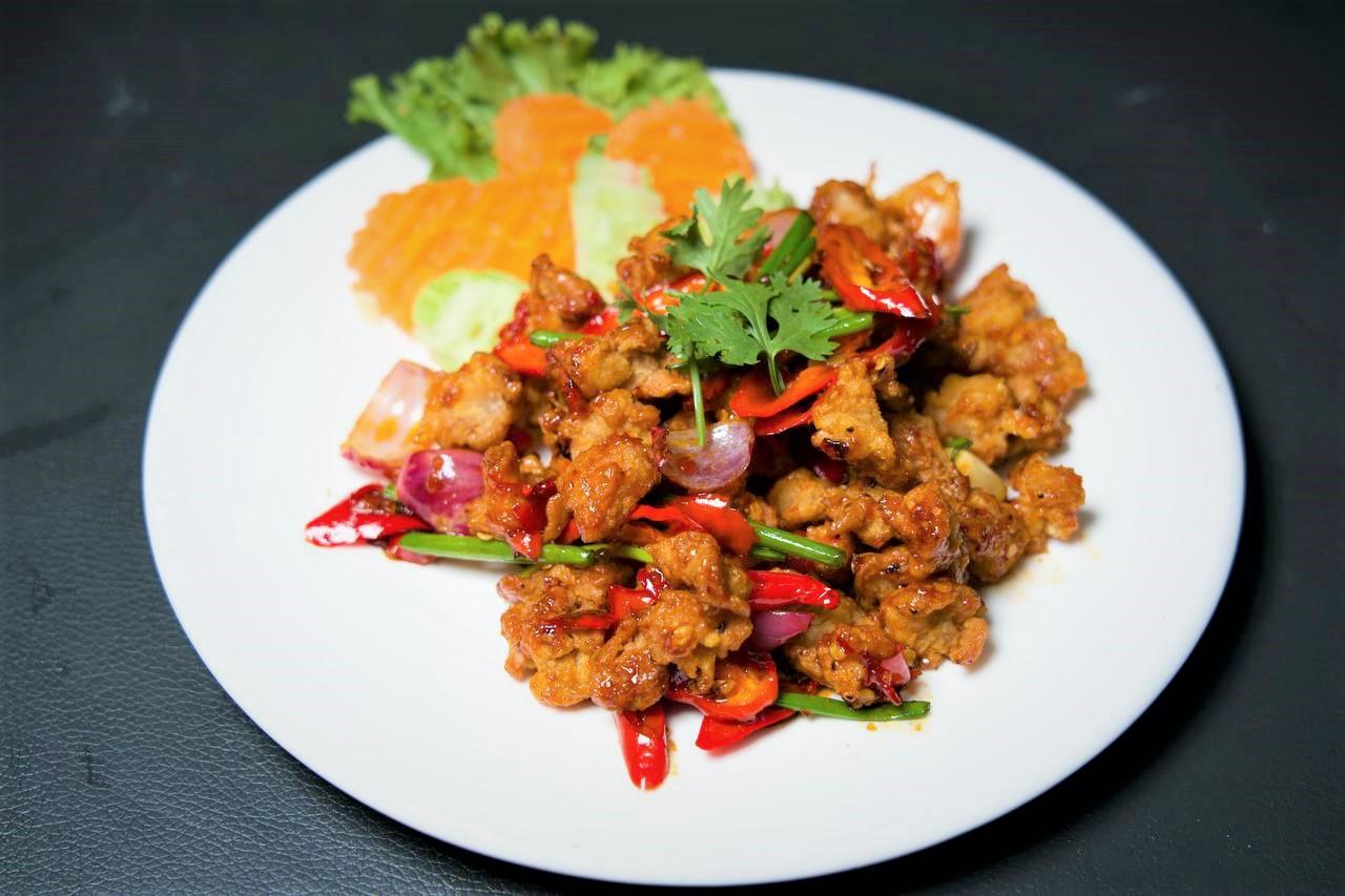 សសៃកែងមាន់លីងអំបិលម្ទេស