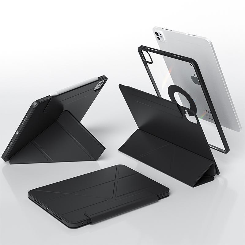 360° Detachable Y-Fold Stand iPad Case