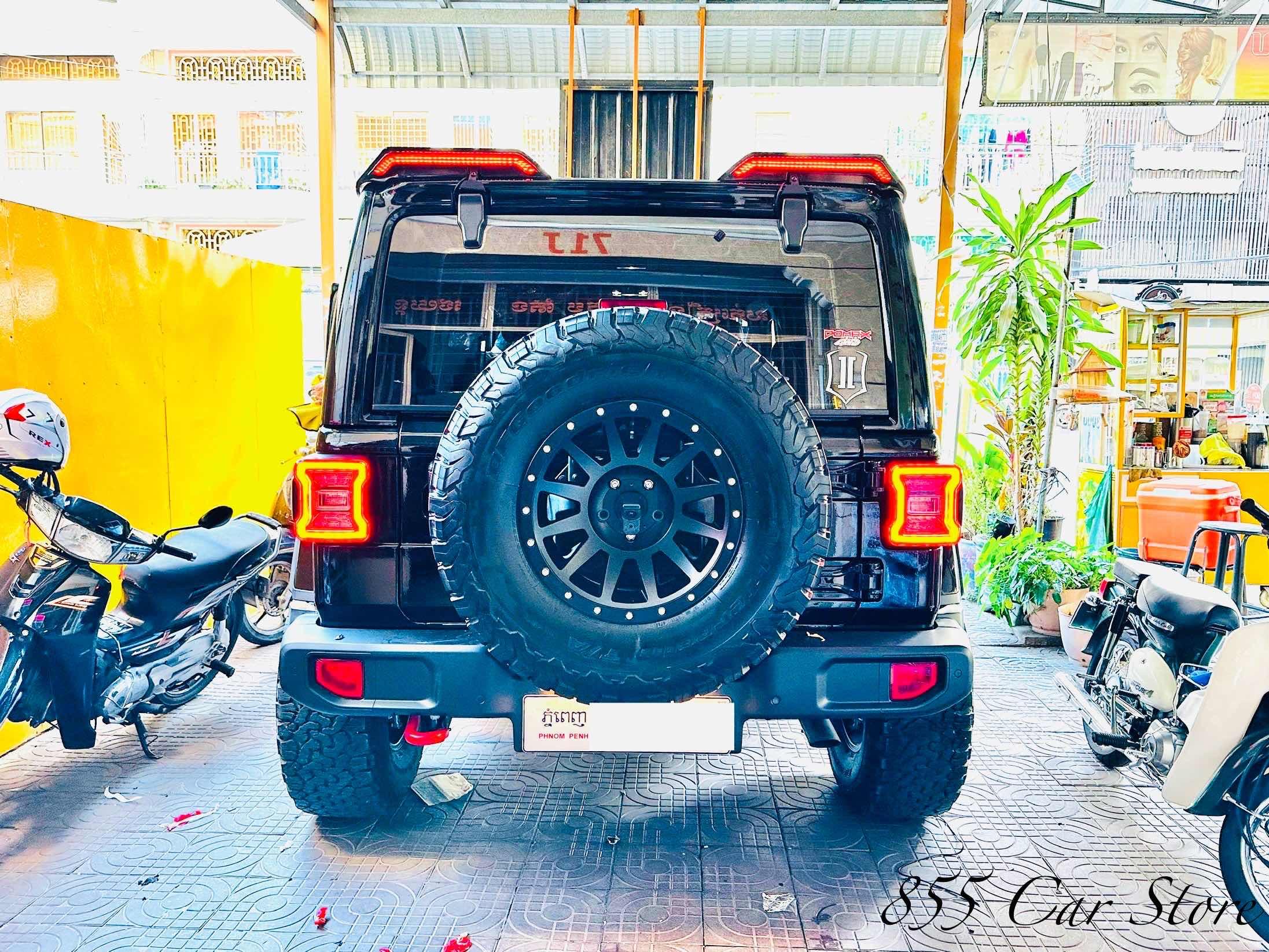 Spoiler ក្រោយស្លាបប្រចៀវ Jeep Wrangler 2018+