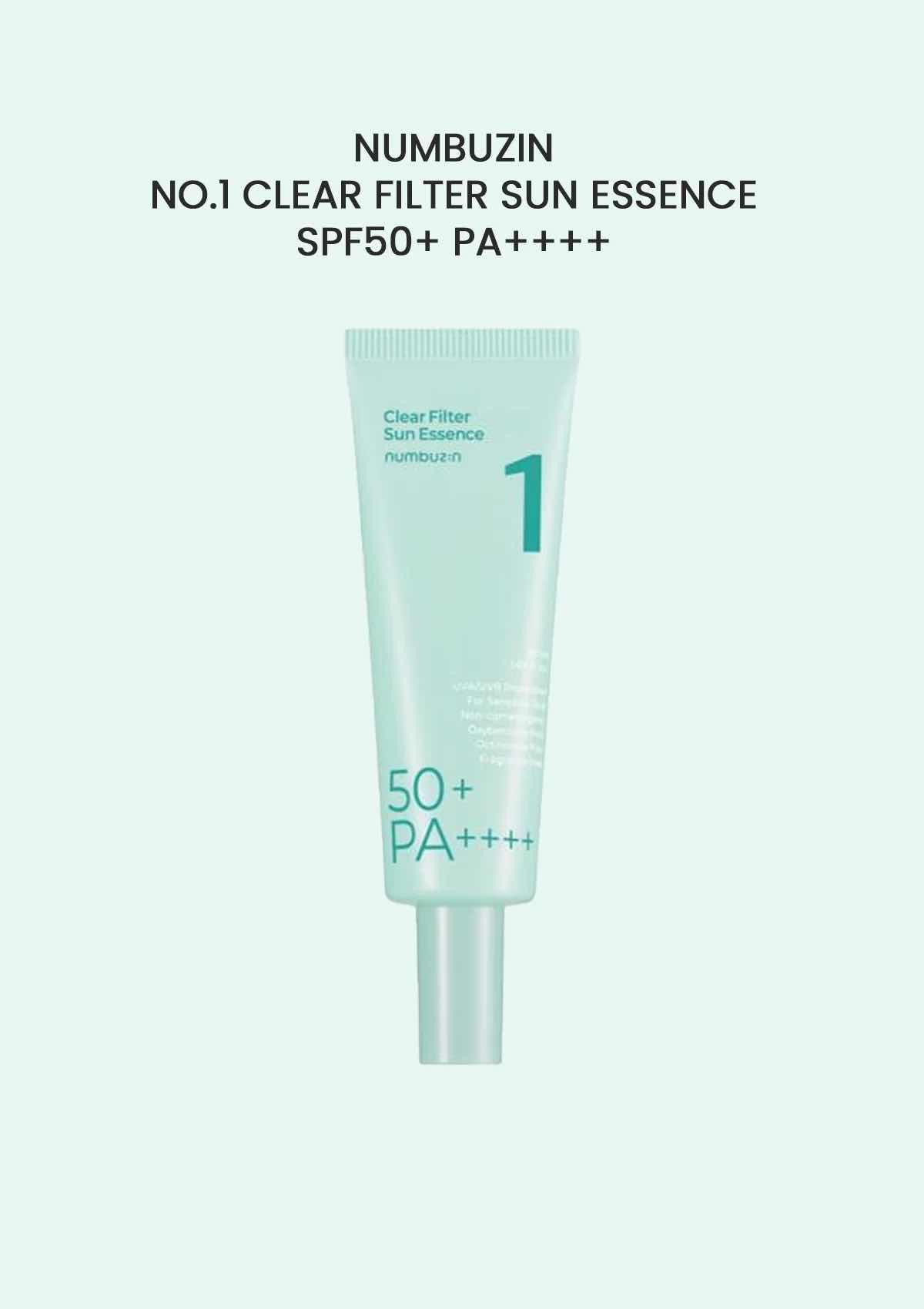 Numbuz:n 1 Clear Fliter Sun Essence