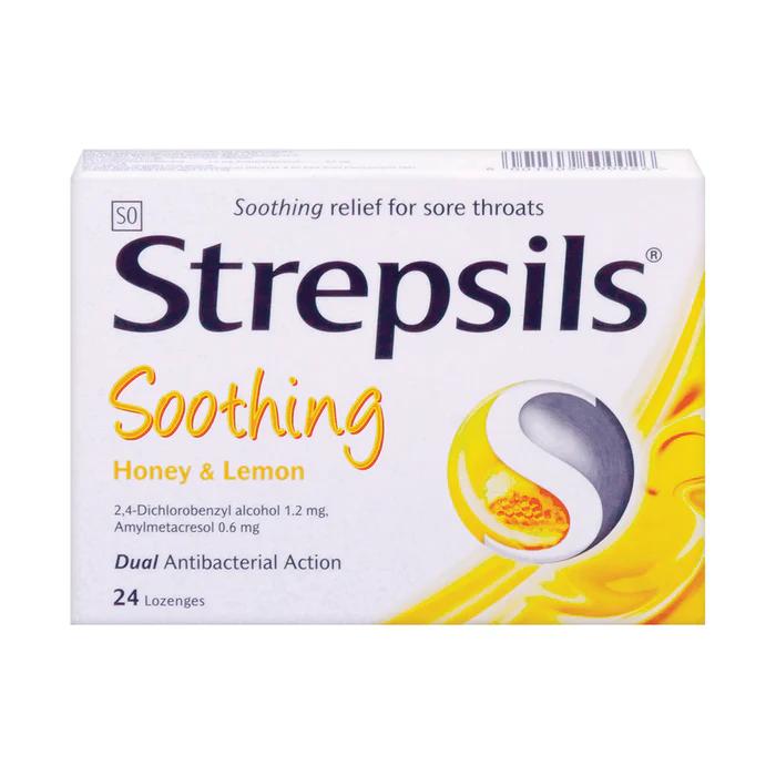 Strepsils lemon & Honey ប្រអប់