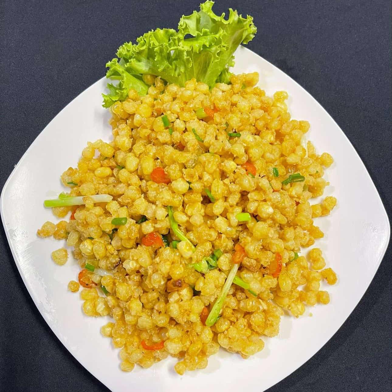 ពោតឆា ពងទាប្រៃ
