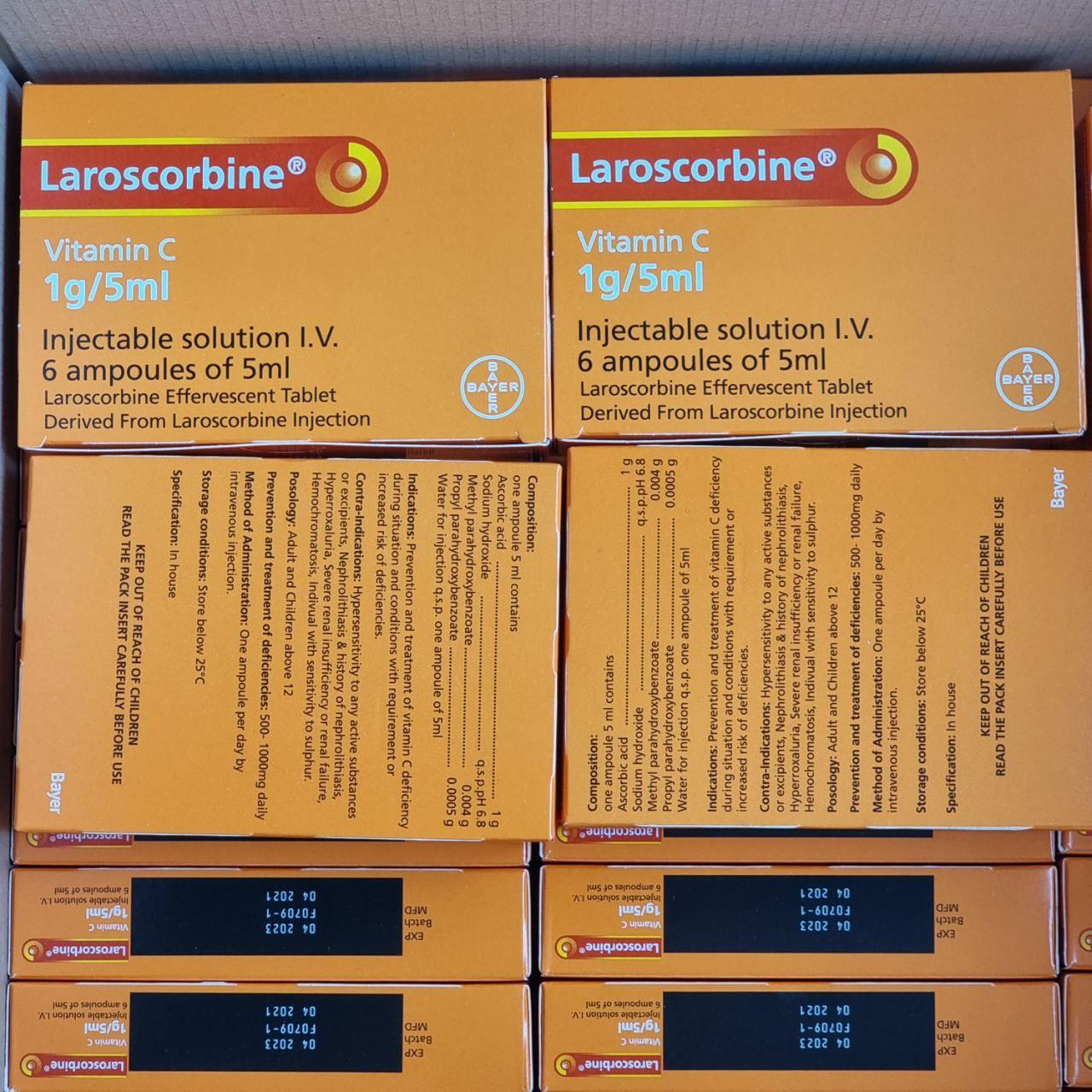 LAROSCORBINE ORANGE EFFERVESCENT 10Tab 04/2025