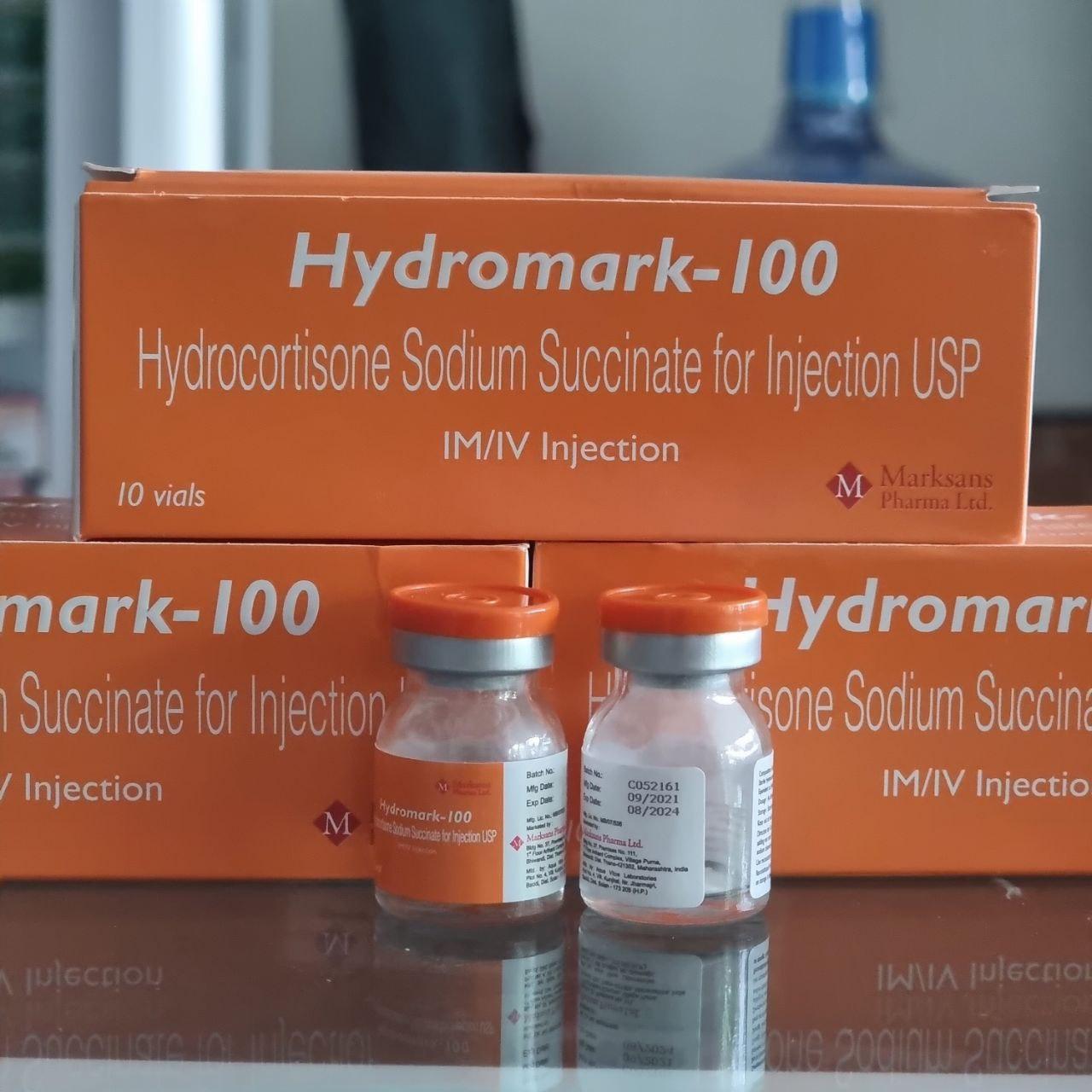 Hydromark-100 (Hydrocortisone Sodium Succinate) 10 vials 03/2026