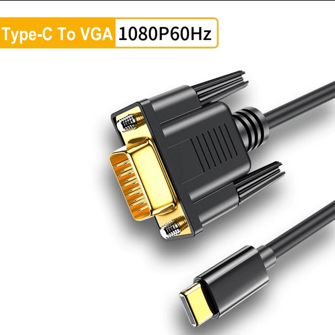Type-C To VGA Cable 1.8m [1080P60Hz] UnnLink B0752