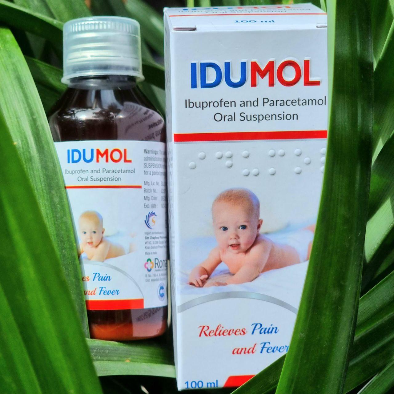 IDUMOL SP 100ML (Ibu100mg para125mg)