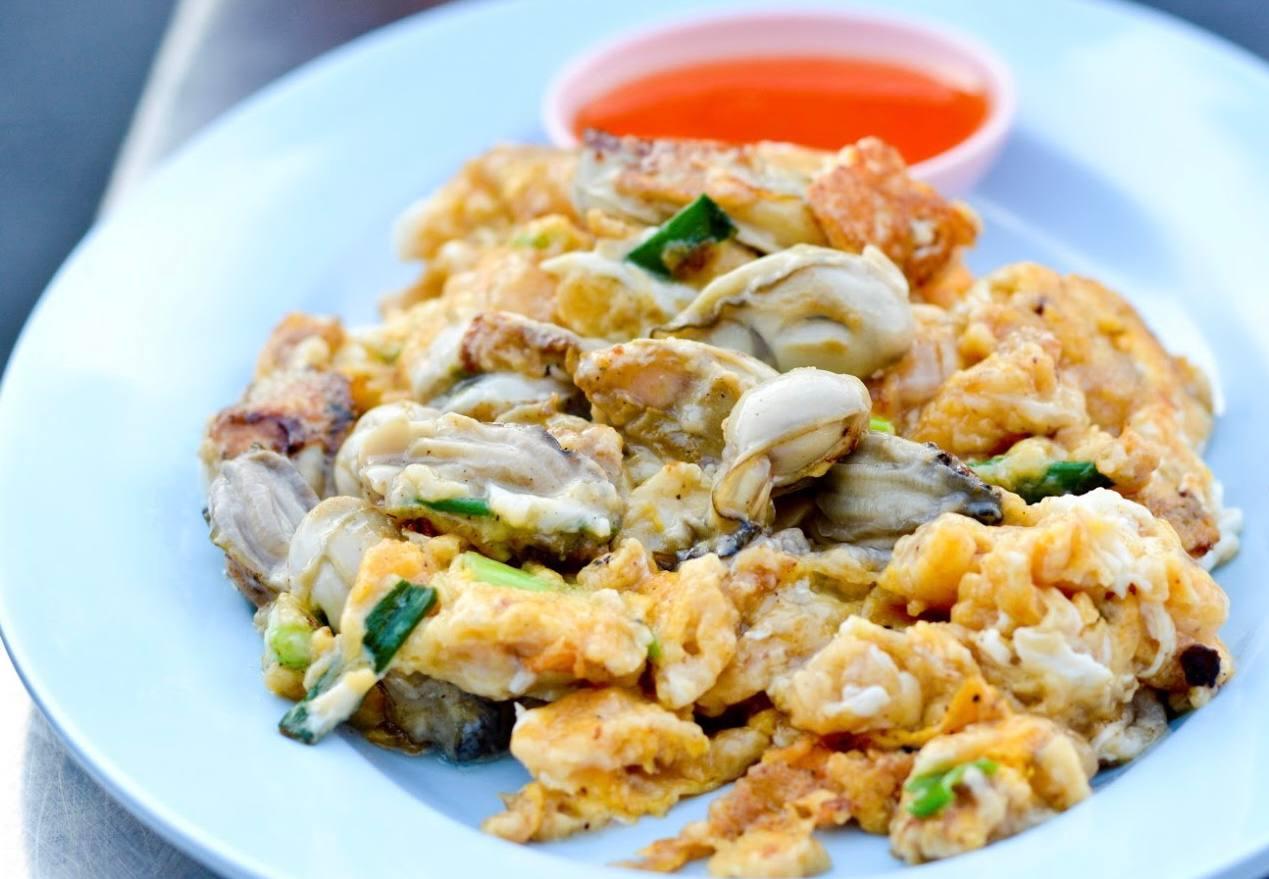 អយស្ទើឆាពងទា Stir-Fried Oyster with Egg