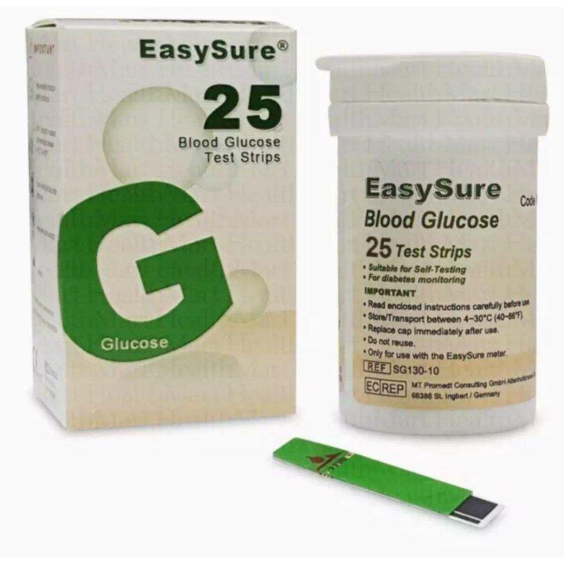 EASYSURE Glucose 25Test Strip