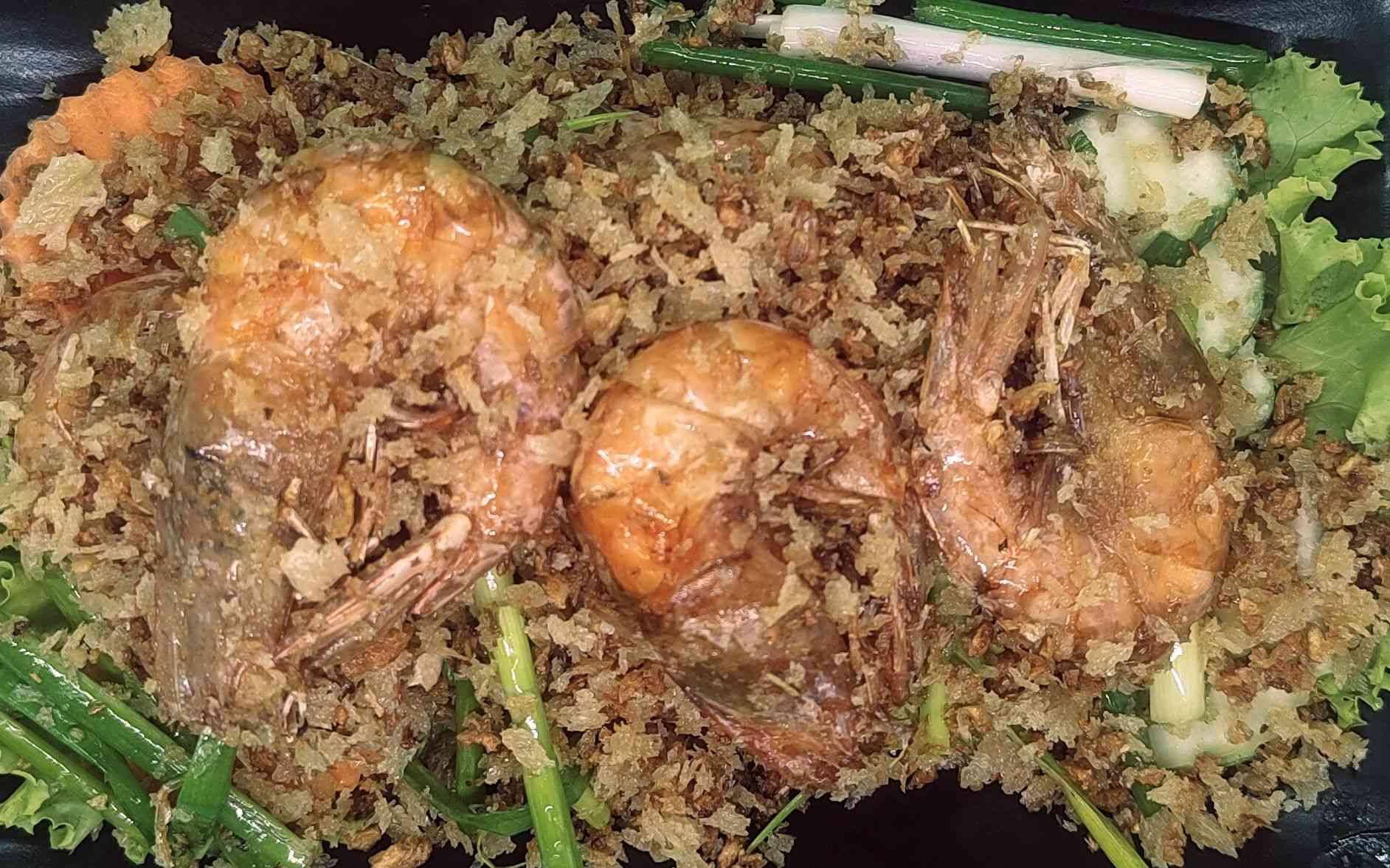 បង្គាបំពងខ្ទឹមស