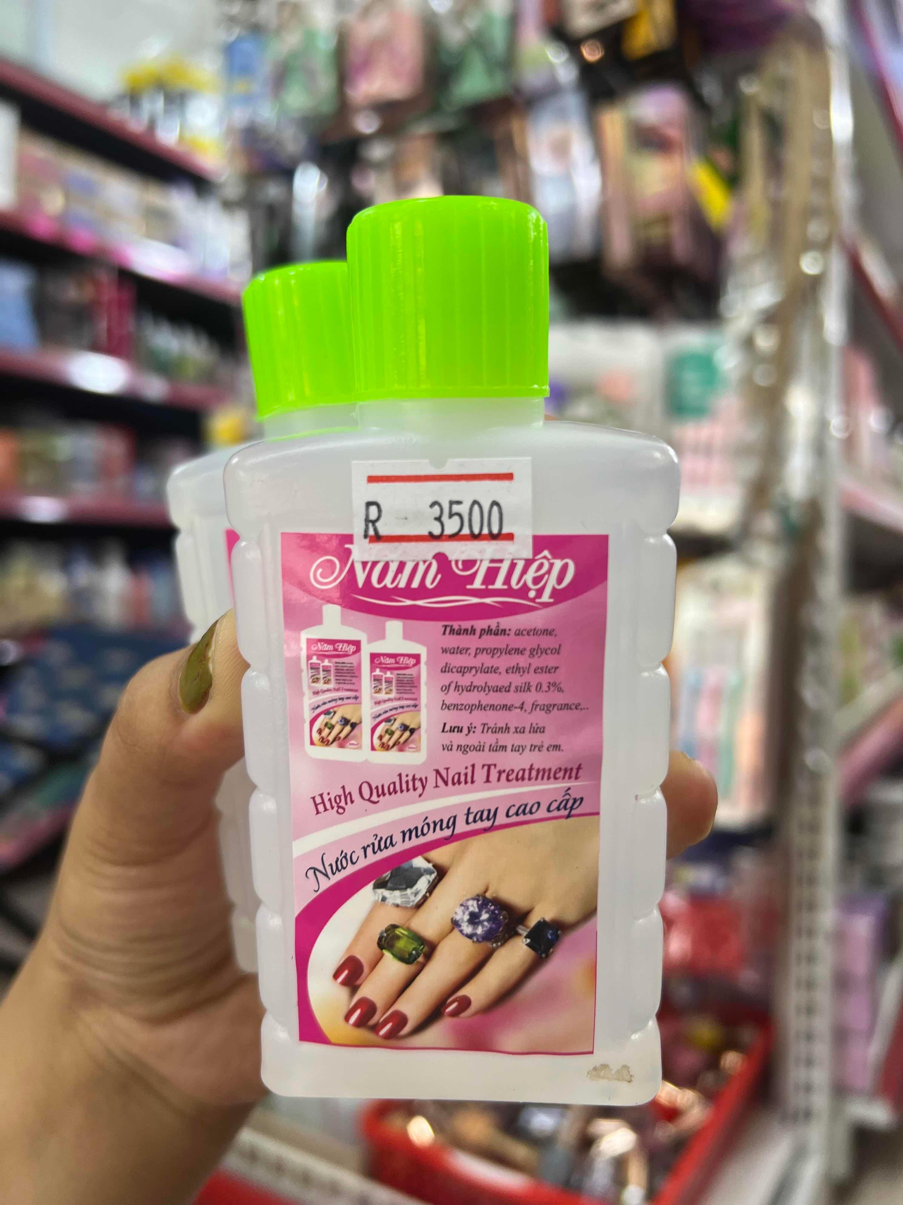 លាងក្រចកដប ខ្លី 