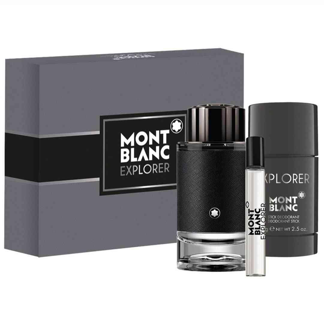 MONTBLANC EXPLORER SET 100ML 10ML STICK DEORANT