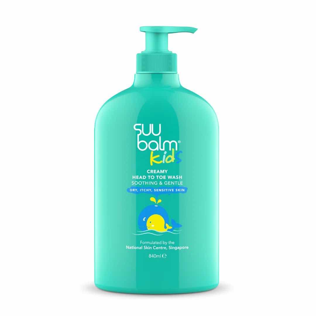 Suu Balm Kids Dual Soothing & Moisturising Head to Toe Wash​​​​​​​​​​​​​​​​​​​(840ml)