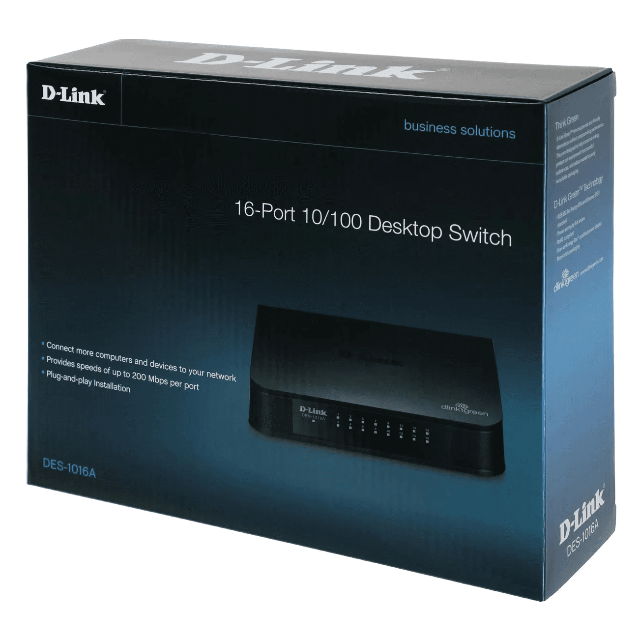 Switch D-Link 16-ports 10/100Mbps DES-1016A