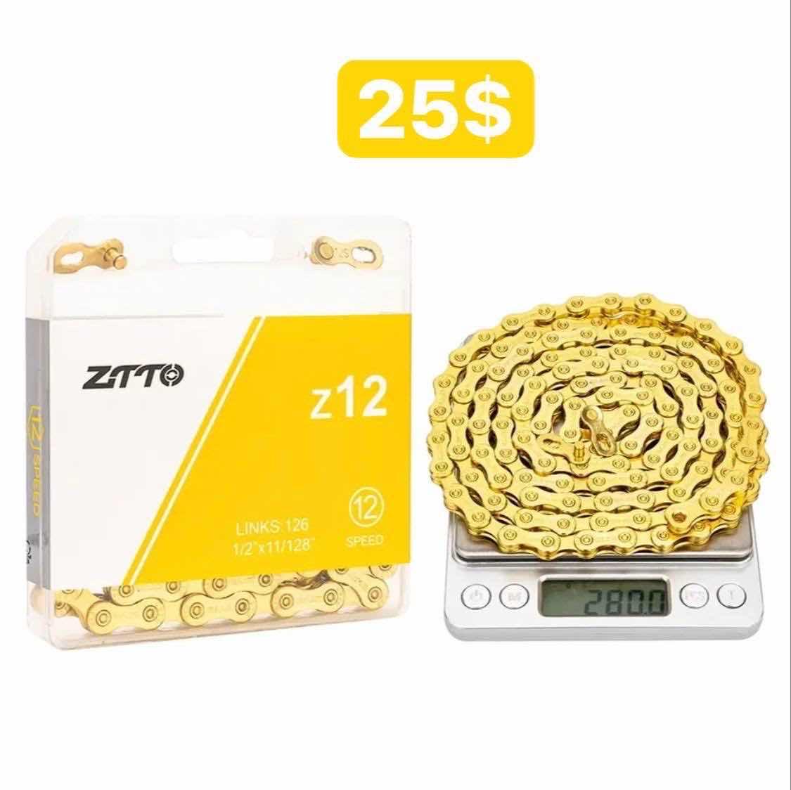 ច្រវ៉ាក់ ZTTO មាស 12លេខ