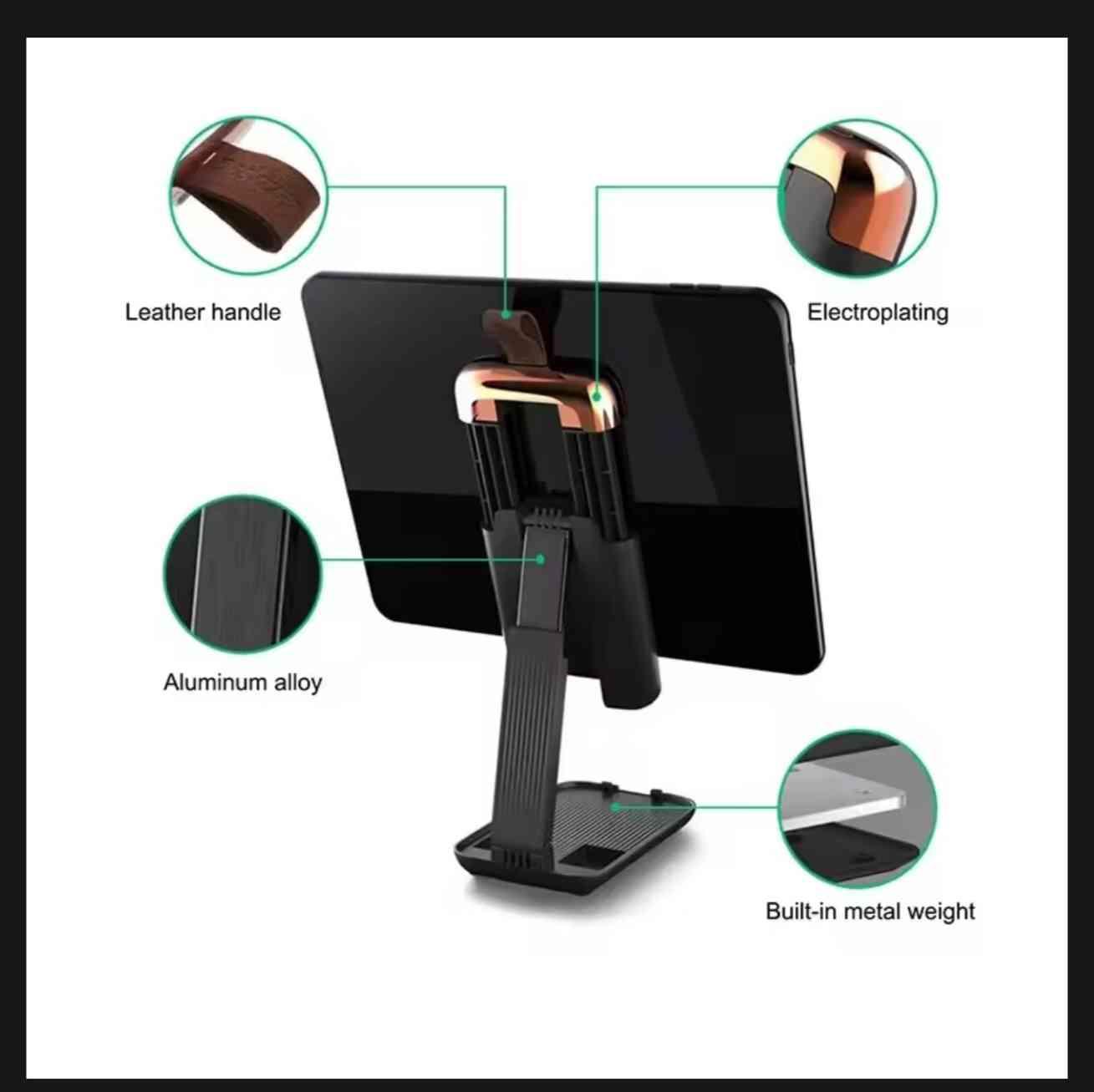 ជើងទ្រទូរសព្ទ iPad និងថេប្លេត រឹងមាំ និងជាប់បានយូរ