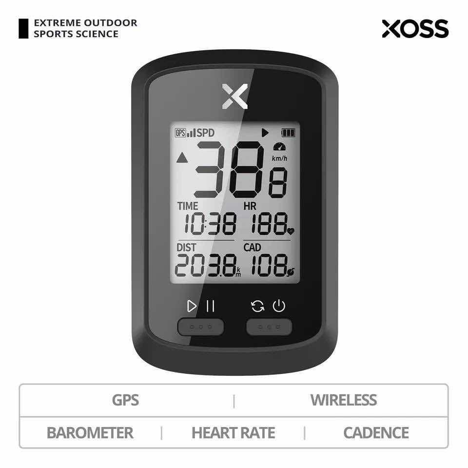 កុងទ័រ Xoss G+ ប្រើGPS 