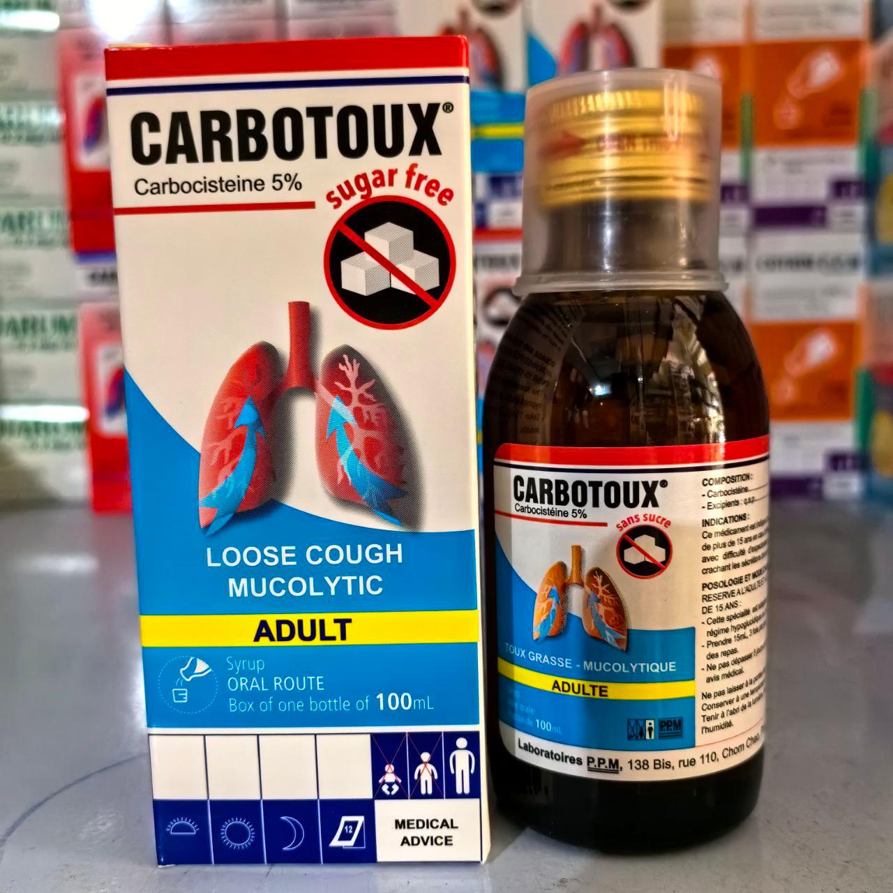 CARBOTOUX Adult Sugar Free 100ml